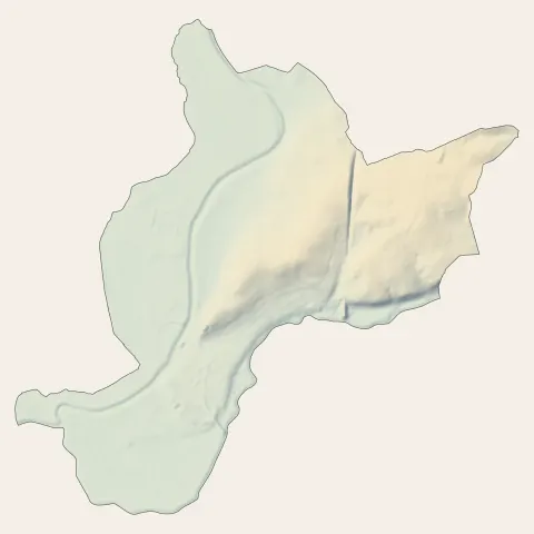Briollay : relief