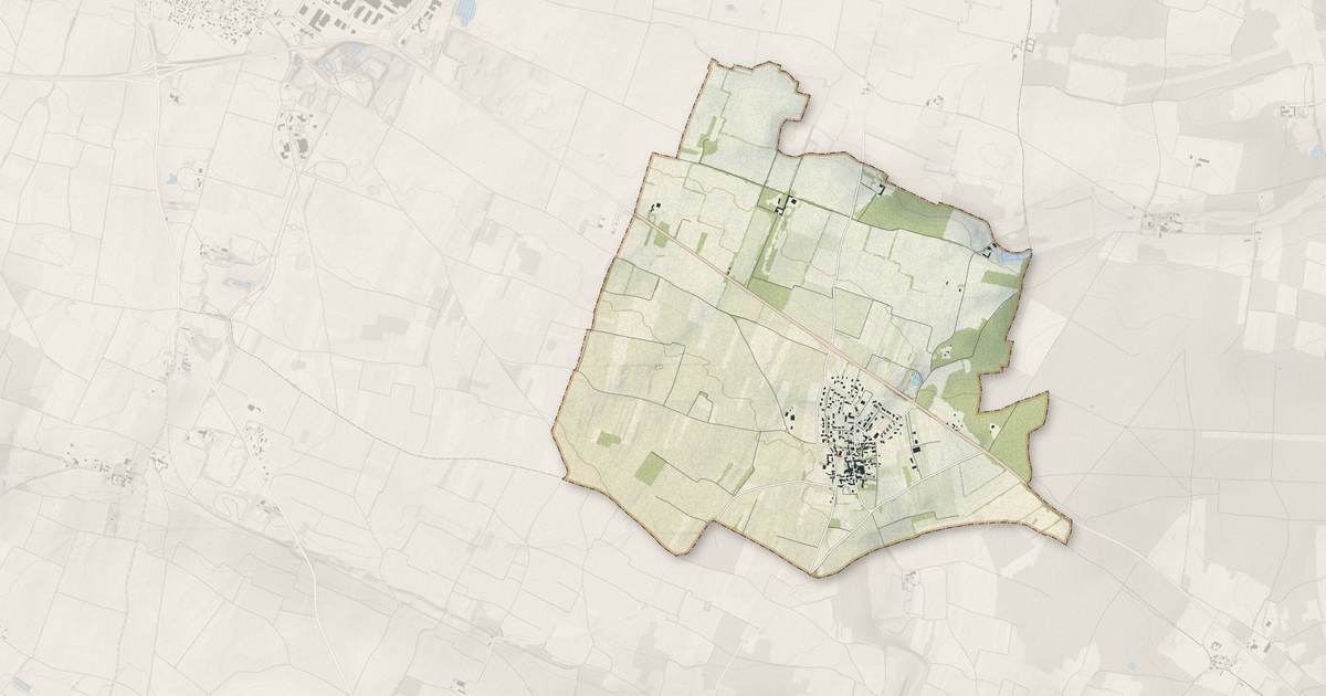 Portrait cartographique de Brossay : relief, eau, forêts, bâti et voies, calculés à partir des données de l'IGN