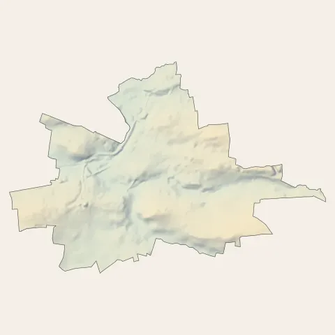 Candé : relief