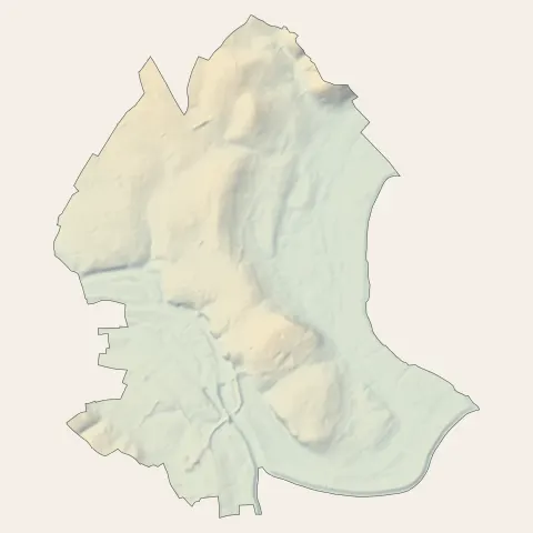 Cantenay-Épinard : relief