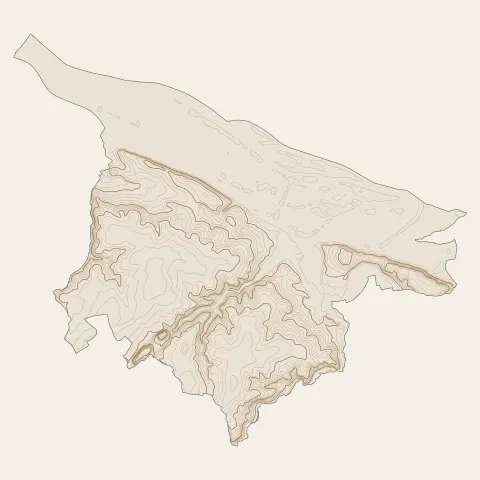 Chalonnes-sur-Loire : courbes de niveau