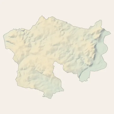Les Hauts-d'Anjou : relief