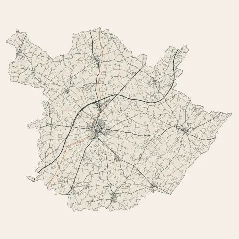 Chemillé-en-Anjou : voies