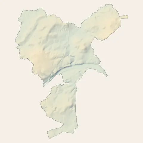 Durtal : relief