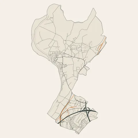 Écouflant : voies