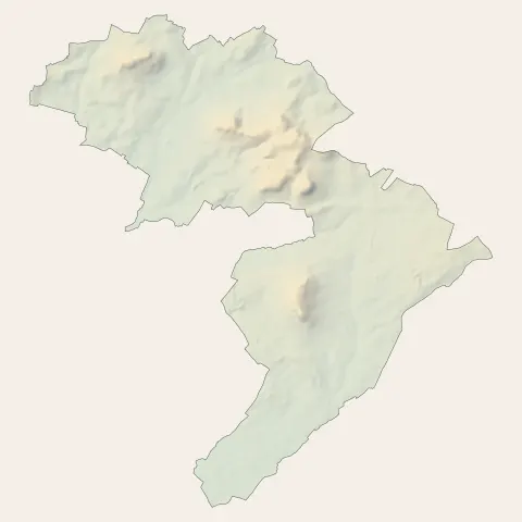 Les Bois d'Anjou : relief