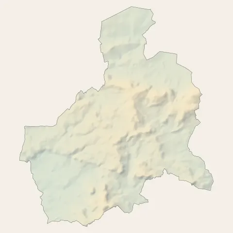 Jarzé Villages : relief