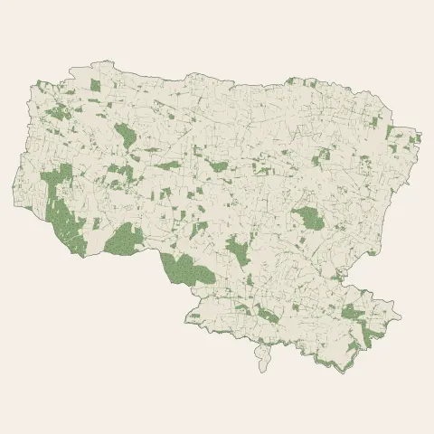Val d'Erdre-Auxence : bois, forêts et landes