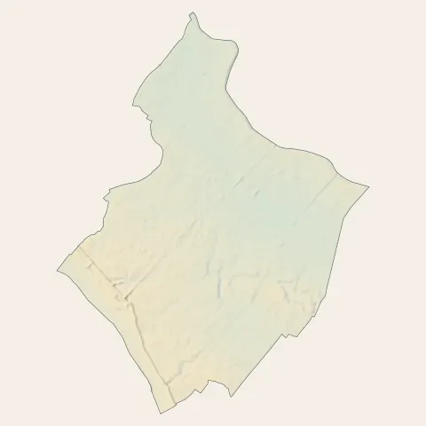 La Ménitré : relief