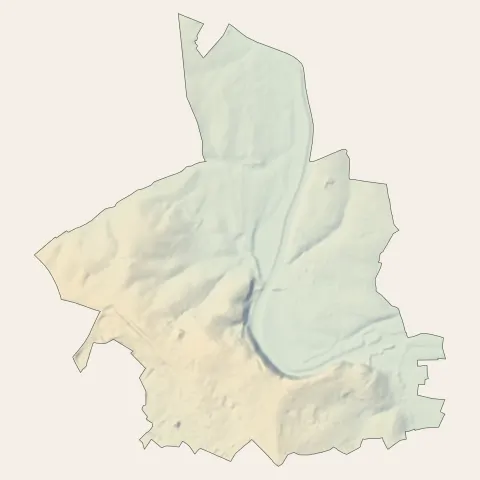 Montreuil-Juigné : relief