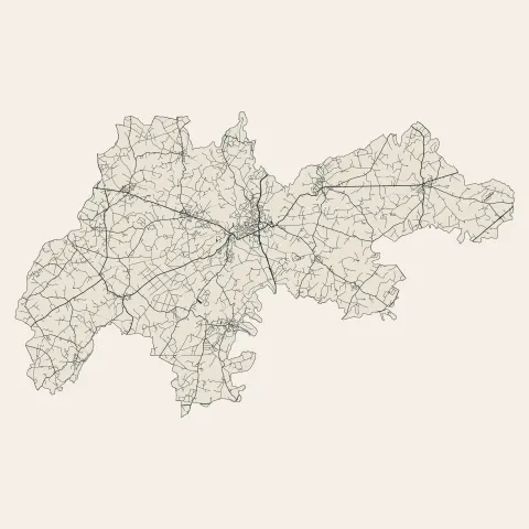 Montrevault-sur-Èvre : voies