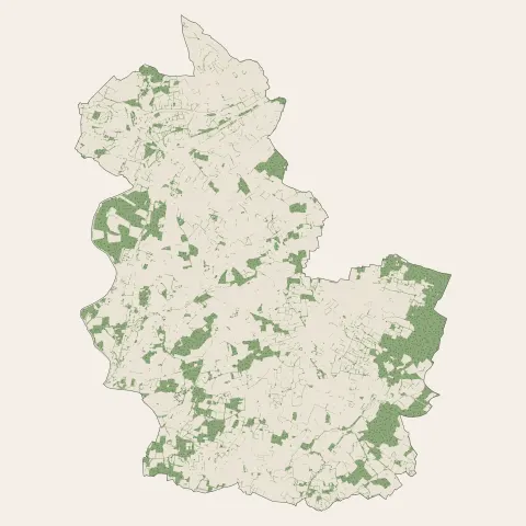 Morannes sur Sarthe-Daumeray : bois, forêts et landes