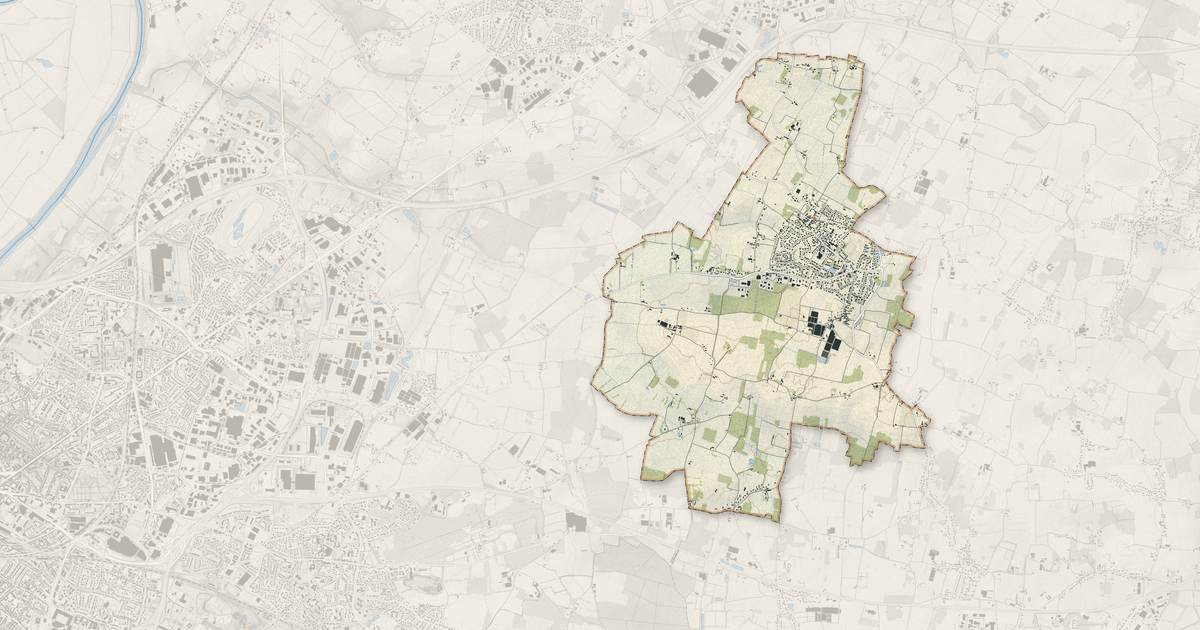 Portrait cartographique de Le Plessis-Grammoire : relief, eau, forêts, bâti et voies, calculés à partir des données de l'IGN