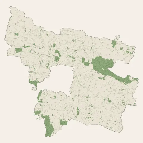 Ombrée d'Anjou : bois, forêts et landes