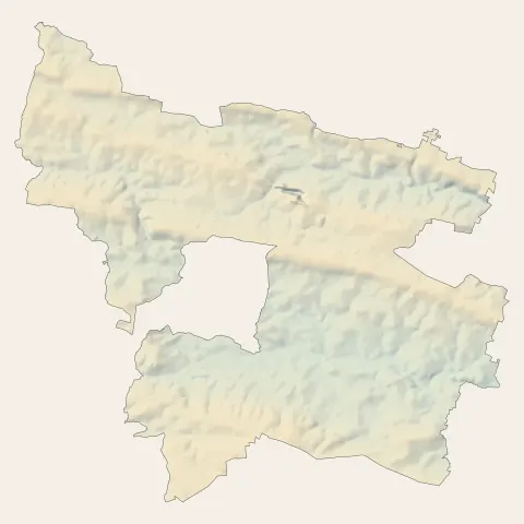 Ombrée d'Anjou : relief