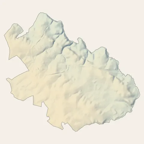 La Romagne : relief