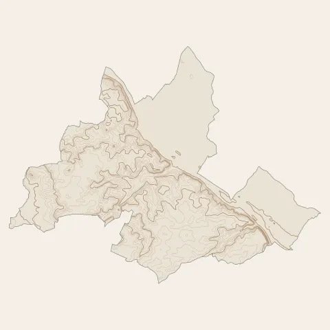 Gennes-Val-de-Loire : courbes de niveau