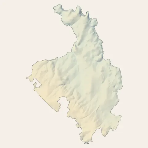 Saint-Christophe-du-Bois : relief
