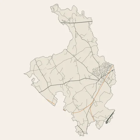 Saint-Christophe-du-Bois : voies