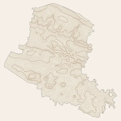 Saint-Clément-de-la-Place : courbes de niveau