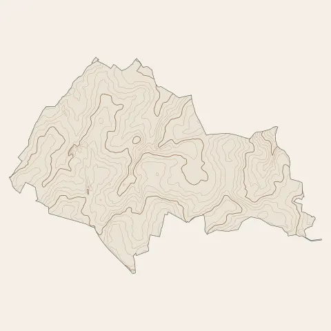 Saint-Léger-sous-Cholet : courbes de niveau