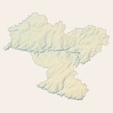 Sèvremoine : relief