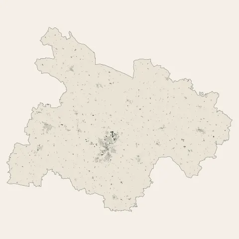 Segré-en-Anjou Bleu : bâti