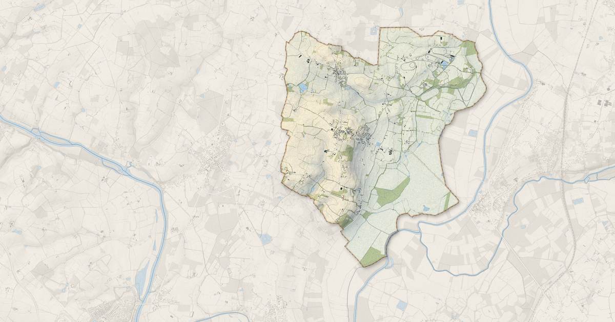Portrait cartographique de Soulaire-et-Bourg : relief, eau, forêts, bâti et voies, calculés à partir des données de l'IGN