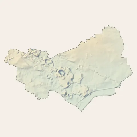 Trélazé : relief