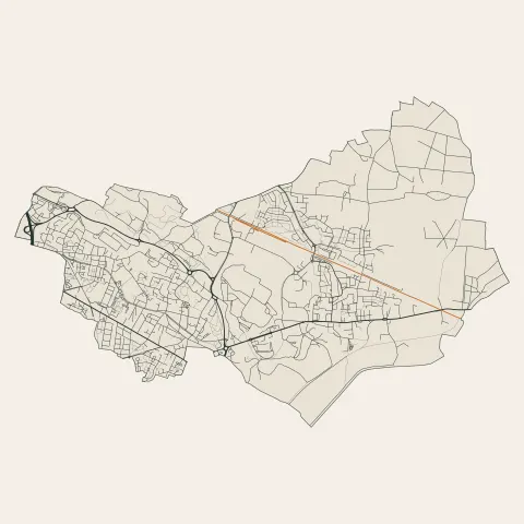 Trélazé : voies