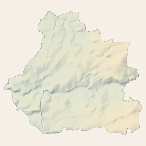 Trémentines : relief