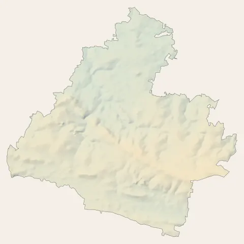 Erdre-en-Anjou : relief