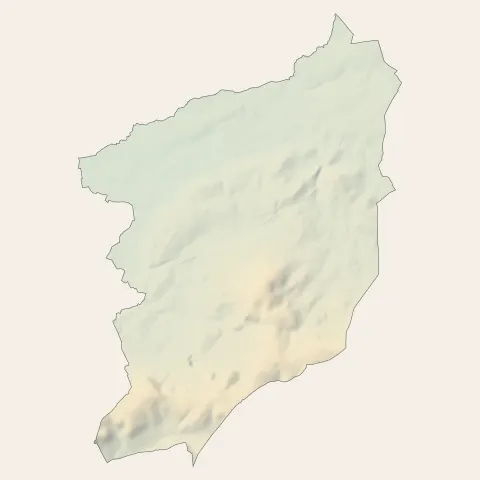 Vernantes : relief