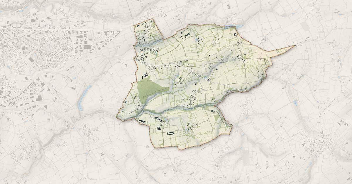 Portrait cartographique de La Barre-de-Semilly : relief, eau, forêts, bâti et voies, calculés à partir des données de l'IGN