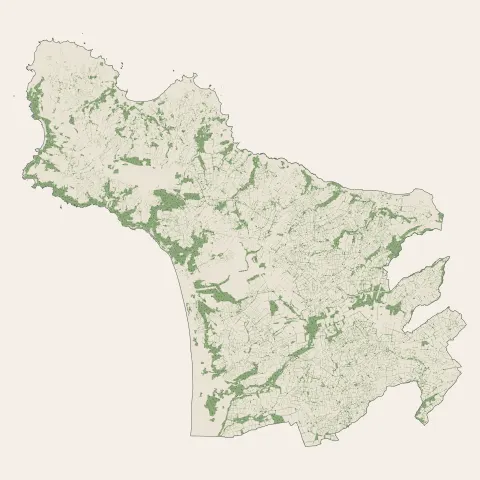 La Hague : bois, forêts et landes