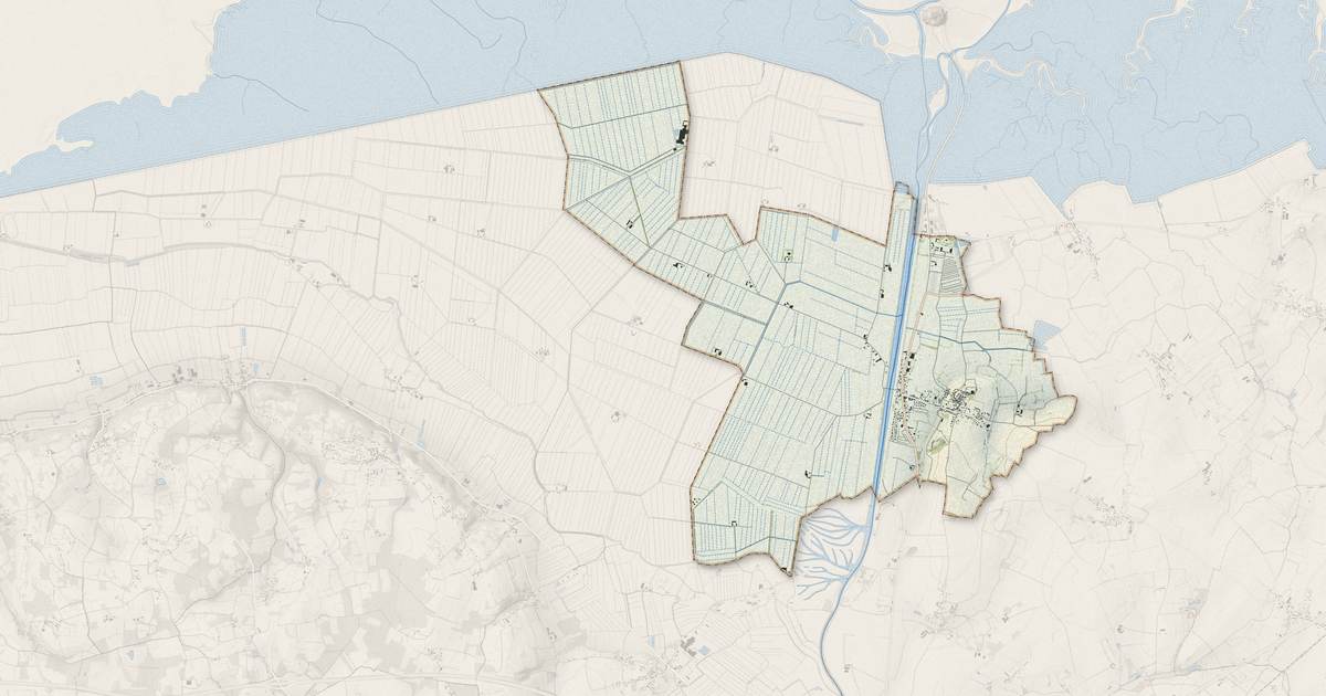 Portrait cartographique de Beauvoir : relief, eau, forêts, bâti et voies, calculés à partir des données de l'IGN