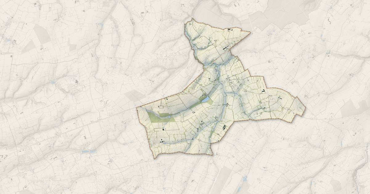 Portrait cartographique de Bérigny : relief, eau, forêts, bâti et voies, calculés à partir des données de l'IGN