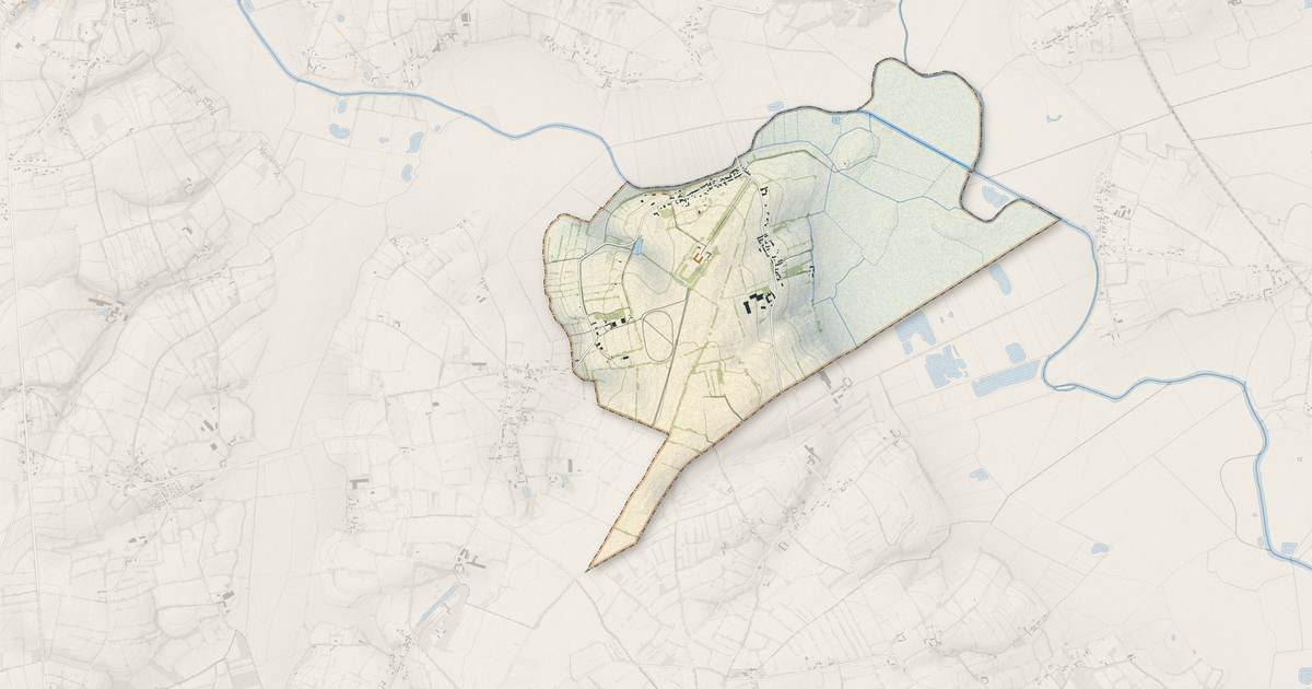 Portrait cartographique de Beuzeville-la-Bastille : relief, eau, forêts, bâti et voies, calculés à partir des données de l'IGN