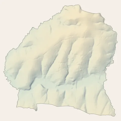 Brécey : relief