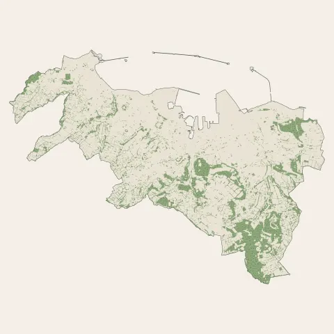 Cherbourg-en-Cotentin : bois, forêts et landes