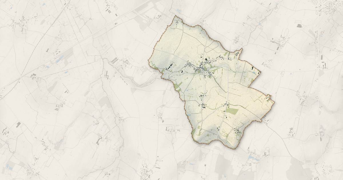 Portrait cartographique de Crollon : relief, eau, forêts, bâti et voies, calculés à partir des données de l'IGN