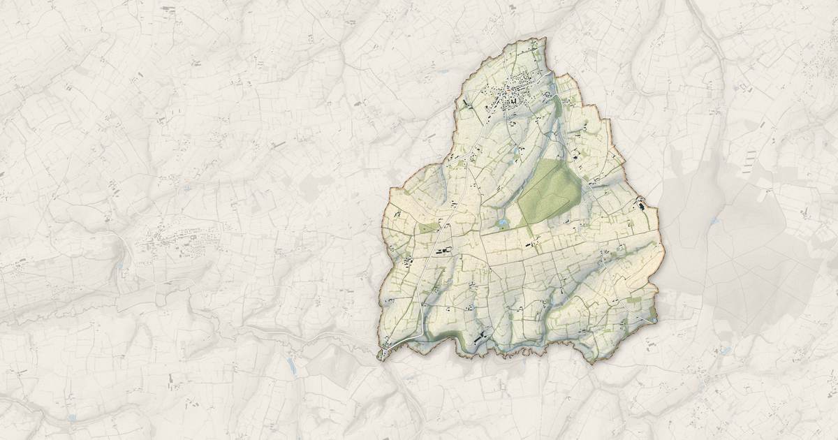 Portrait cartographique de Dangy : relief, eau, forêts, bâti et voies, calculés à partir des données de l'IGN