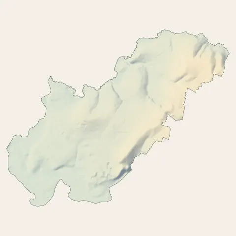 Ducey-Les Chéris : relief