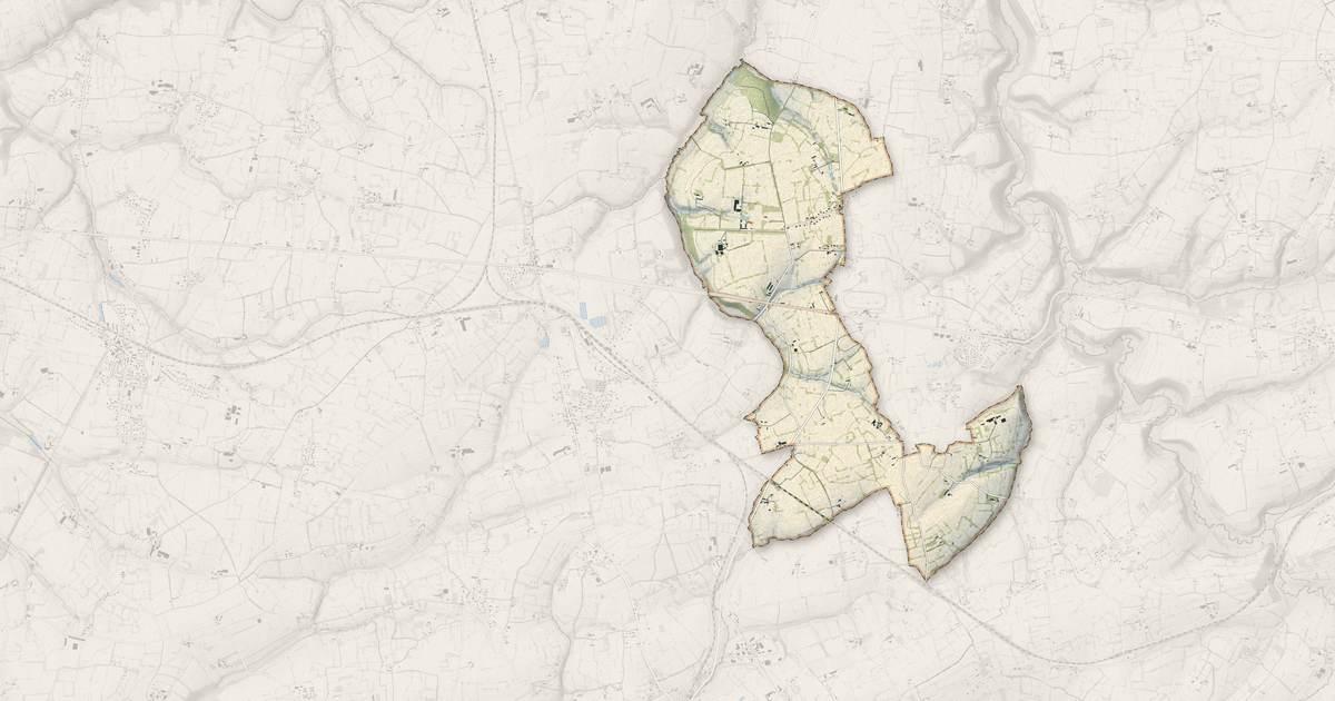 Portrait cartographique de Équilly : relief, eau, forêts, bâti et voies, calculés à partir des données de l'IGN