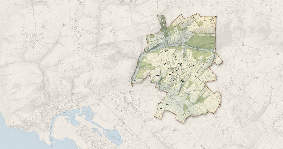 Portrait cartographique de La Haye-d'Ectot : relief, eau, forêts, bâti et voies, calculés à partir des données de l'IGN