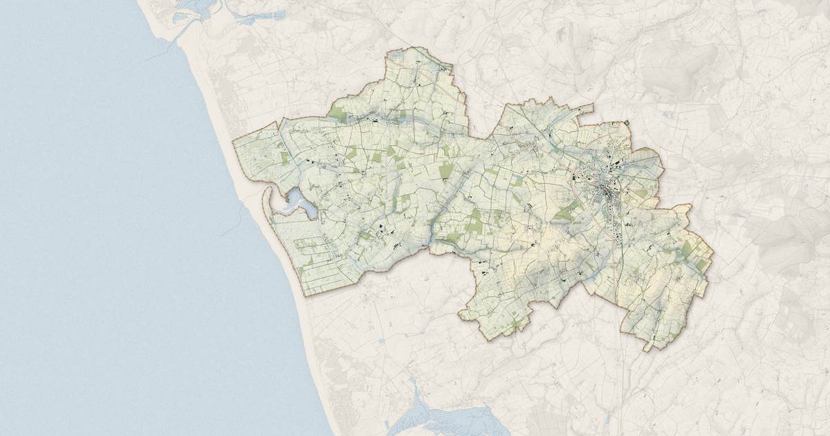 Portrait cartographique de La Haye : relief, eau, forêts, bâti et voies, calculés à partir des données de l'IGN