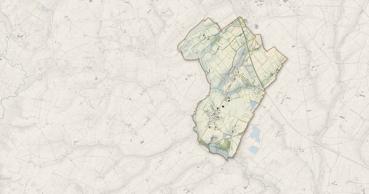 Portrait cartographique de Lieusaint : relief, eau, forêts, bâti et voies, calculés à partir des données de l'IGN