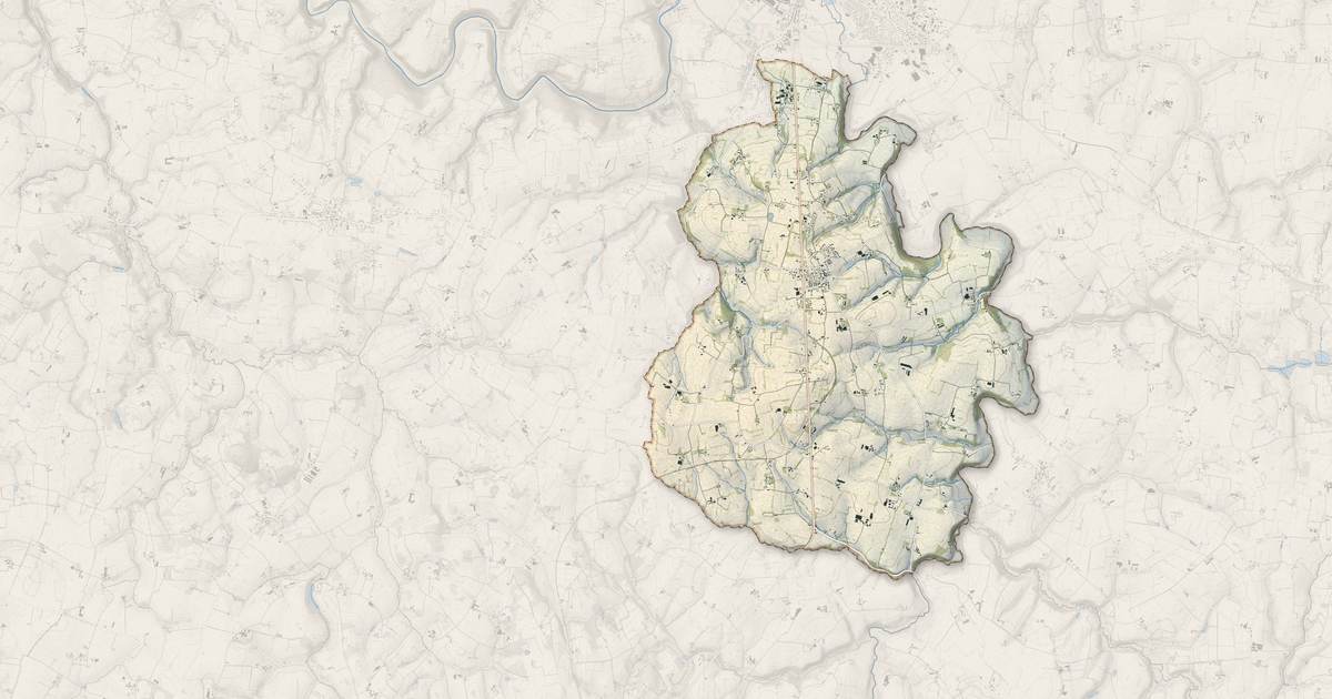 Portrait cartographique de Les Loges-Marchis : relief, eau, forêts, bâti et voies, calculés à partir des données de l'IGN