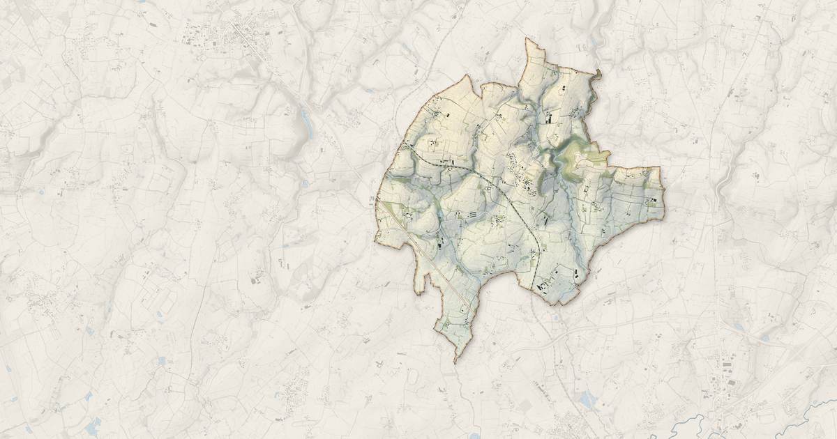 Portrait cartographique de Lolif : relief, eau, forêts, bâti et voies, calculés à partir des données de l'IGN
