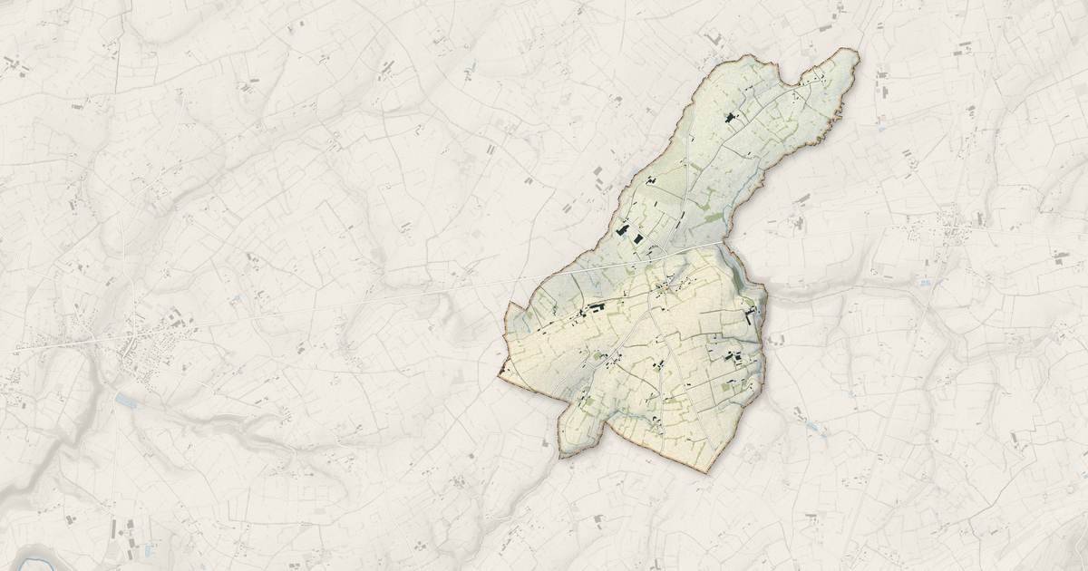Portrait cartographique de Maupertuis : relief, eau, forêts, bâti et voies, calculés à partir des données de l'IGN